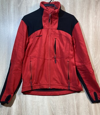 Mammut Herren Softshell Windstopper Jacke rot Größe M