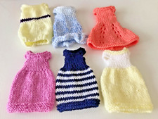 hand knitted Curvy Barbie doll dresses NEW