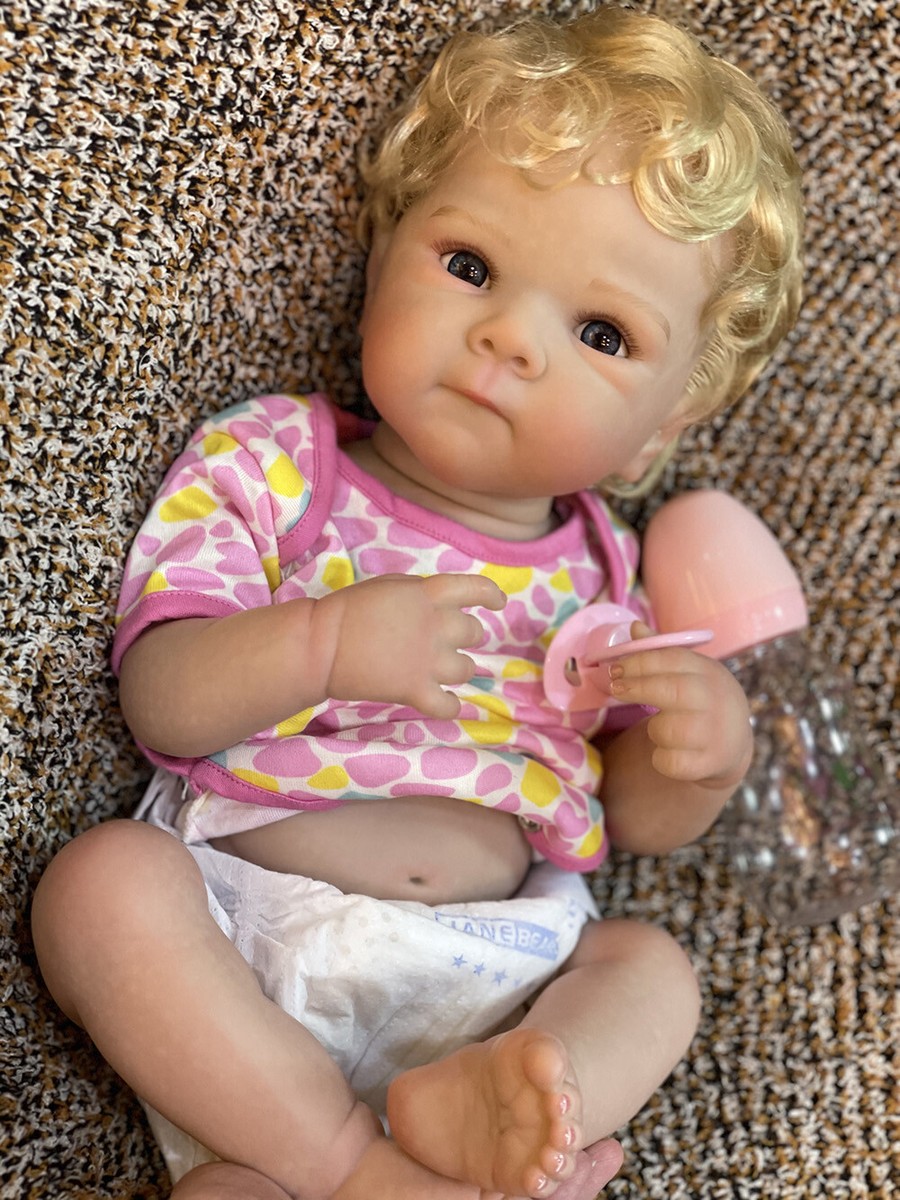 Real Reborn Baby Girl Dolls 18'' Lifelike Newborn Full Body Vinyl