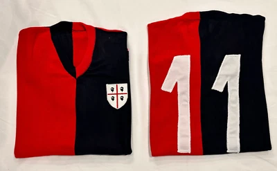 Maglia GIGI RIVA CAGLIARI N°11 1974/75 Lanetta Calcio Vintage PEZZO UNICO