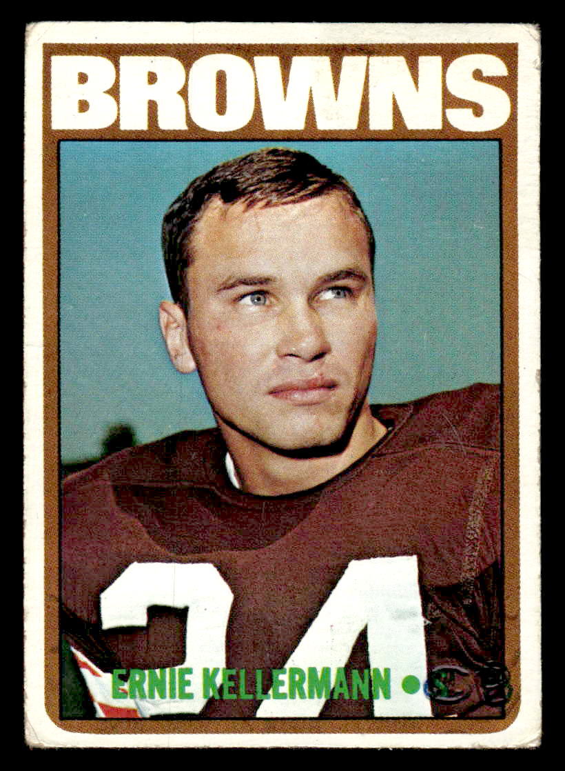 1972 Topps #162 Ernie Kellermann - Excellent *TedsCardShack*