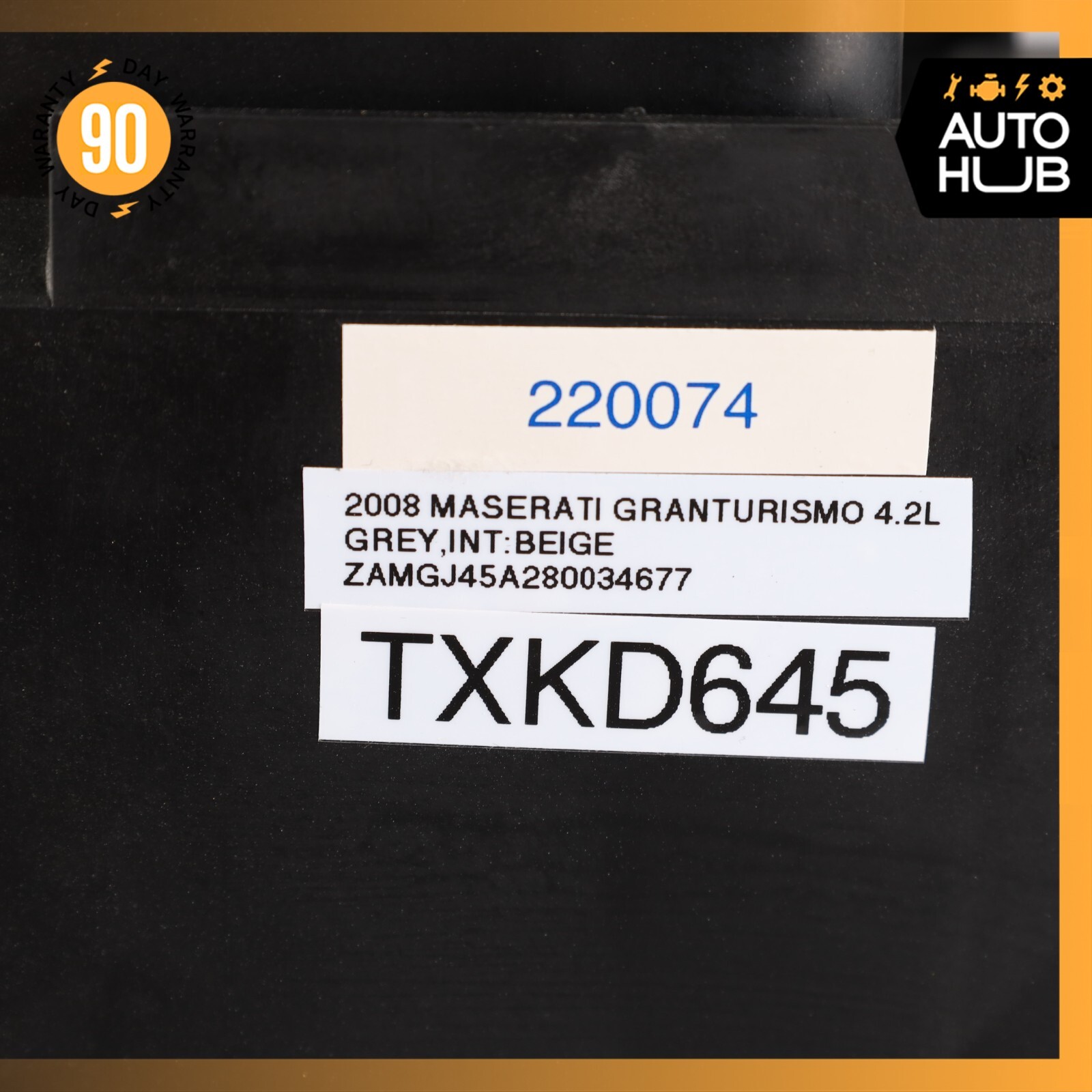 04-19 Maserati GranTurismo M145 EVAP Fuel Evaporator Box Charcoal Canister OEM