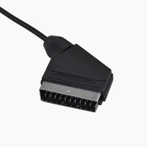 High Quality Black 6FT 1.8M RGB AV Scart Cable Lead For XBOX Original Classic - Picture 5 of 5