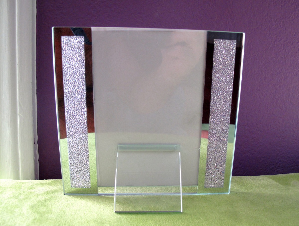 Made with Swarovski Crystal Filled Picture Frame for 5