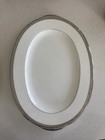 Noritake Chatelaine Platinum 14 Inch Oval Serving Platter — photo 3
