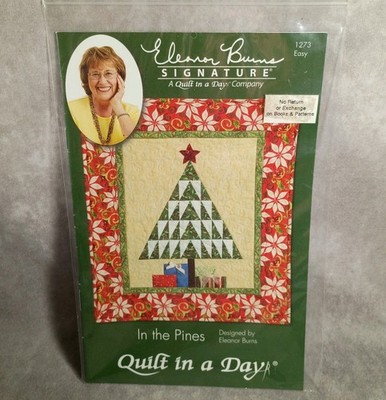 Eleanor Burns 'In The Pines' Quilt Pattern Christmas Tree 27''x32'' Quilt In A Day