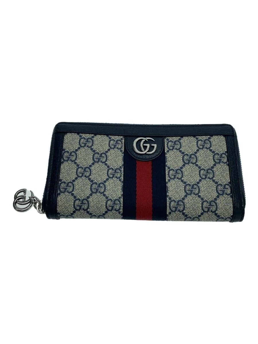 Portefeuille zippé GUCCI Ophidia Web GG Supreme