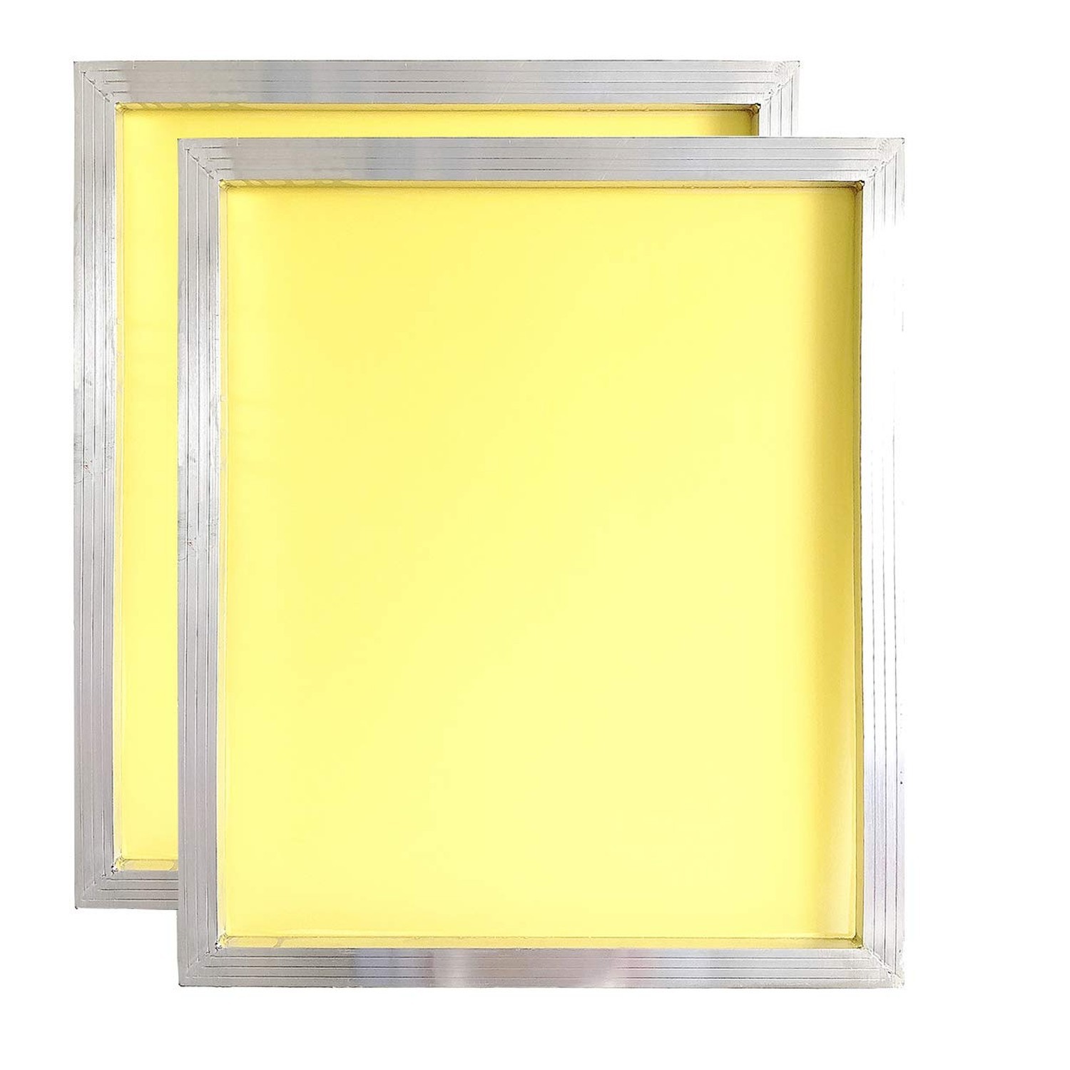 Aluminum Silk Screen Printing Screens 20 x 24 Inch Frame-230 Yellow Mesh (2 P...