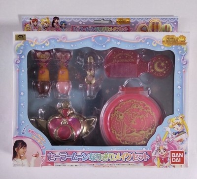 Deadstock 1995 Sailor Moon SuperS Crisis Compact Makeup Cosmetic Toy Boxed New