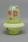 Fenton Honor Collection Autumn Beauty Topaz Opalescent Sunflower Fairy Lamp 2004