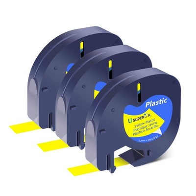 3 Pack Compatible for DYMO LetraTag Label Maker Refills 91332 91202 S0721620 ...