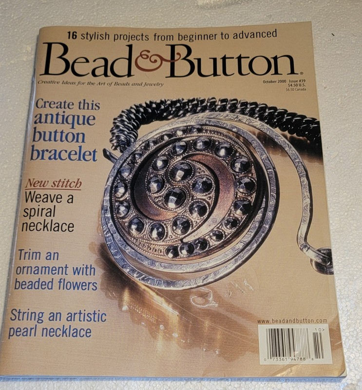 Bead & Button Magazine October 2000 Issue #39   073361947888