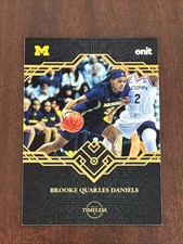 2025 Onit Athlete  Brooke Quarles Daniels Michigan Timeless Collection #B-5
