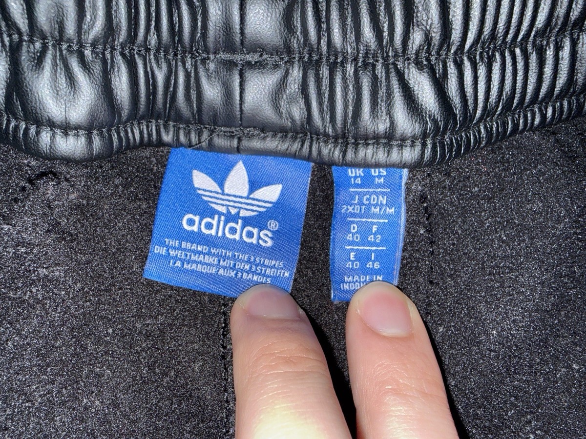 Adidas Originals ZX 700 Leather Shorts Retro Shiny Faux MEDIUM | eBay