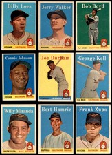 1958 Topps Baltimore Orioles Near Team Set 3 - VG 4322568 (28 / 31 cards)