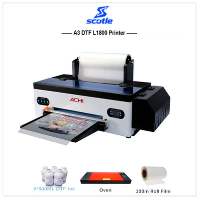 A3 DTF Printer EPSON L1800 Print Head Heat Transfer Printer T-Shirt