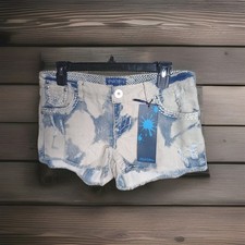 d j blue Distressed Acid Wash Cut Off Shorts Size 9 NWT