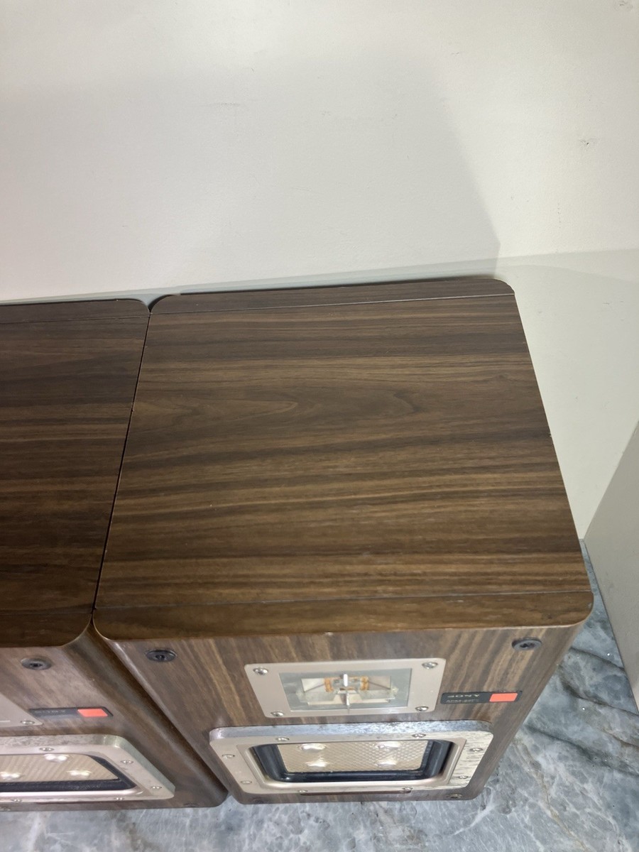 Pair Of Sony APM-22ES Speakers 6 Ohm 160w Tested Missing One Grill