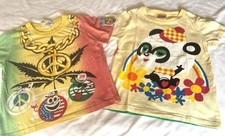 2 Joyful Monster Jam Child T-shirts Japan 130 cm One Love Reggae, Panda