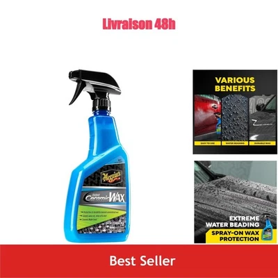 Meguiar's G190526EU Spray Cire Hydrophobe 768ml - Protection Céramique - Photo 1/4