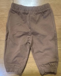 Sfera Baby Sweatpants Brown 12-18 Months Solid Pattern Elastic Waist