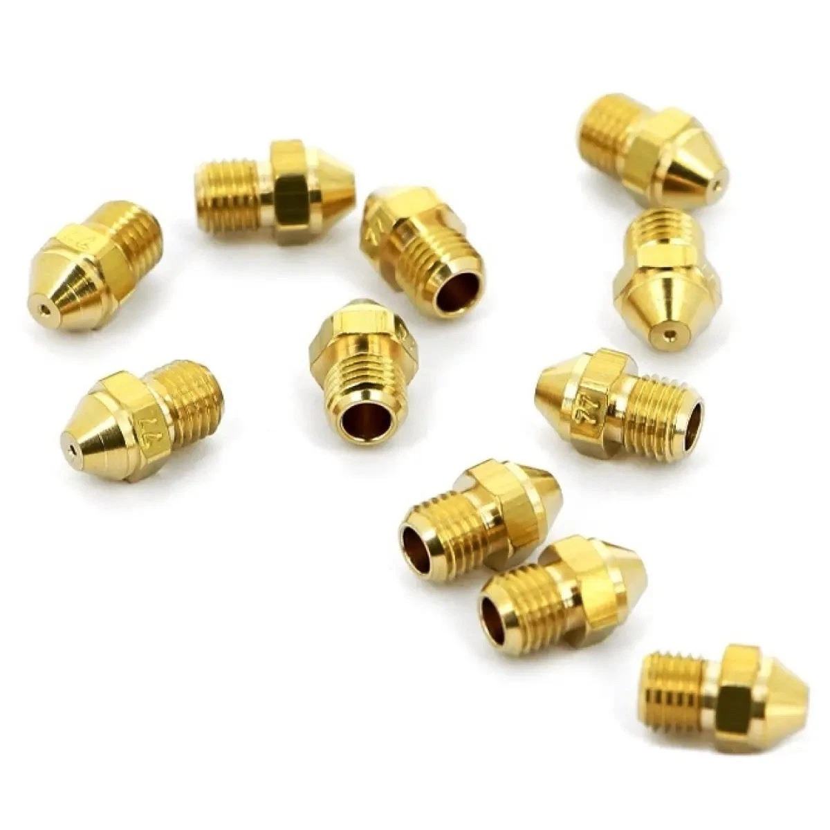 20Pcs LP K Di Conversione Del Gas M5x0.5mm/0.68mm Ugello A Getto In Ottone Per Tubo Del Gas Naturale Propano Gpl, Scaldabagno, Parti Del Bruciatore Fai Da Te - Foto 9