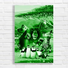 Vibrant Wildlife Nature Animals Adventure Canvas Print Large Picture Wall Art