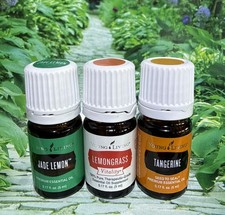 Young Living Jade Lemon Lemongrass Tangerine Essential Oil lot NEW SEALED