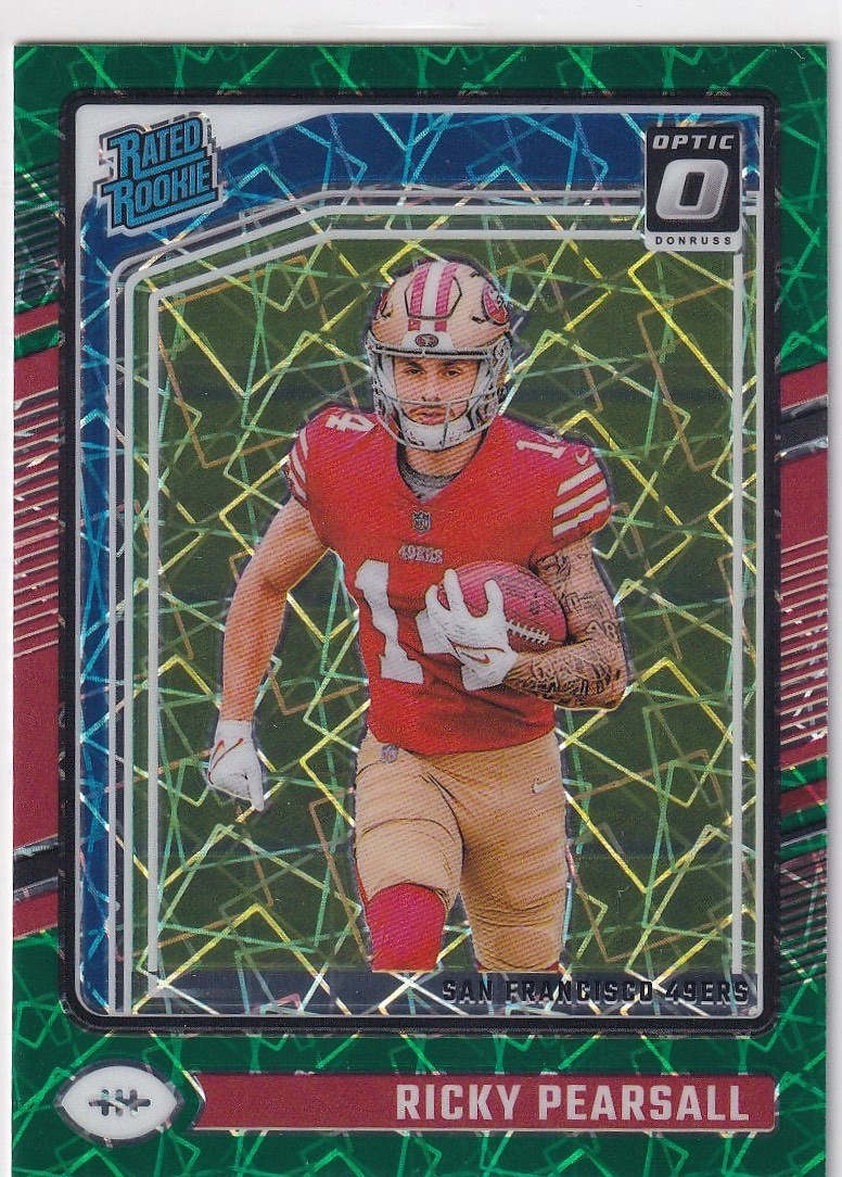 Ricky Pearsall - 2024 Panini Donruss Optic Rated Rookie - Green Velocity #284