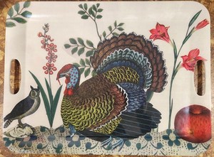 John Derian X Target Turkey Tray Thanksgiving Melamine Serving Platter EXCELLENT
