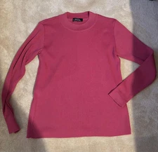 Issey Miyake PERMANENT Pink Knit Long Sleeve Used Collectible gift