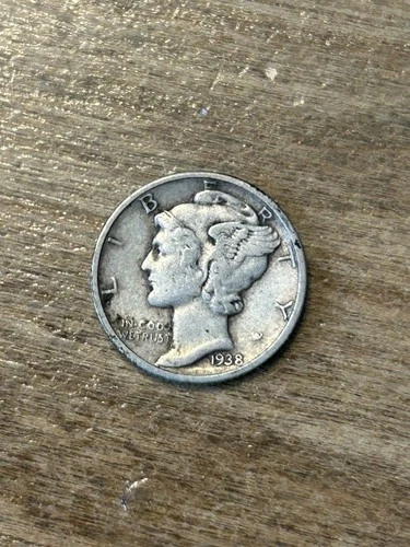 1938D Mercury Dime XF
