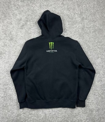 Monster Energy Racing Hoodie Full Zip Y2K 00s Men's Size L | eBay