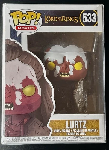 Funko Pop! Vinyl: The Lord of the Rings - Lurtz #533 w/ Protector Near Mint