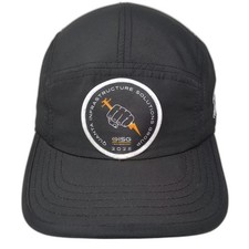 Big Accessories 5 Panel Black Orange Quanta I...