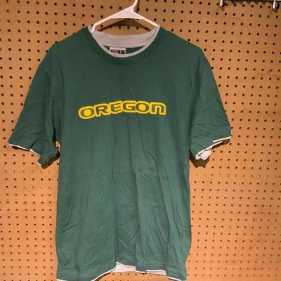 Men's Green and gray Oregon Ducks vintage Tshirt
