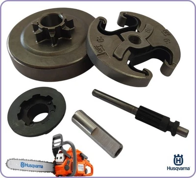 kit POMPA OLIO FRIZIONE e CAMPANA per motosega HUSQVARNA 440 450 345 350 ricambi