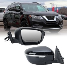 Right Side Mirror Nissan Rogue 2014-2021 with Heated Manual Folding Turn Signal