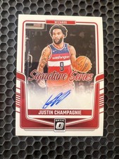 2024-25 Panini Donruss Optic Justin Champagnie Signature Series Auto #SS-JUS