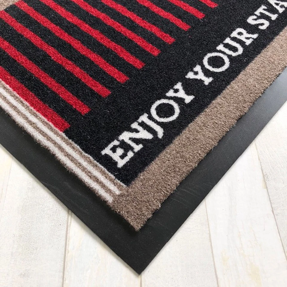 Türmatte Abtreter Feel At Home & Enjoy Your Stay ca 45x75 cm Türvorleger - Bild 2 von 3