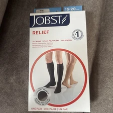 Jobst Relief Medical Compression Stockings Knee High 15-20 mmHg for Men & Women