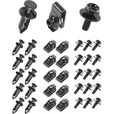 35PCS Engine Under Cover Splash Shield Guard Body Bolts Screws, Bumper Fender Li