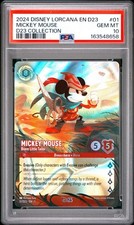 Disney Lorcana Mickey Mouse Brave Little Tailor D23 Foil PSA 10 EN 01