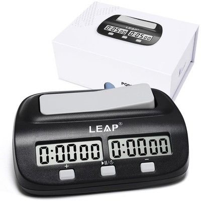 LEAP Chess Clock Digital Chess Timer Professional for Board Games Players Cou...