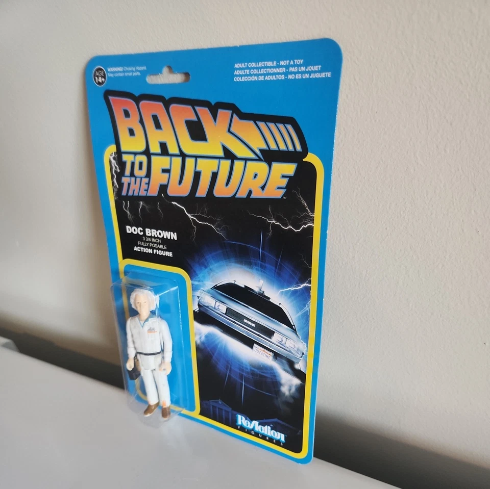 Funko ReAction Back To The Future Doc Brown Action Figure - Image 3 of 4