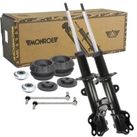 2X Monroe StoßDäMpfer + Domlager Stabi Vorne FüR Nissan Micra 4 K13 Note E12