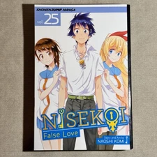 Nisekoi False Love Volume 25 Manga Vol Naoshi Komi Viz First Printing [English]