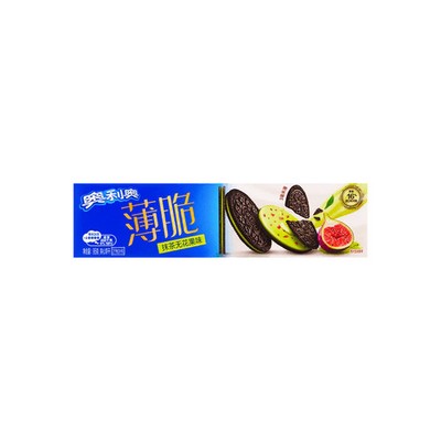 OREO Crispy Sandwich Biscuits Matcha & Fig Flavor, 3.35 oz