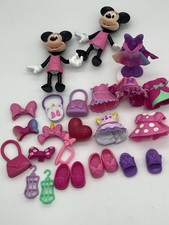 Disney Minnie Mouse Dress Up Doll w/ Dresses Shoes Accessories