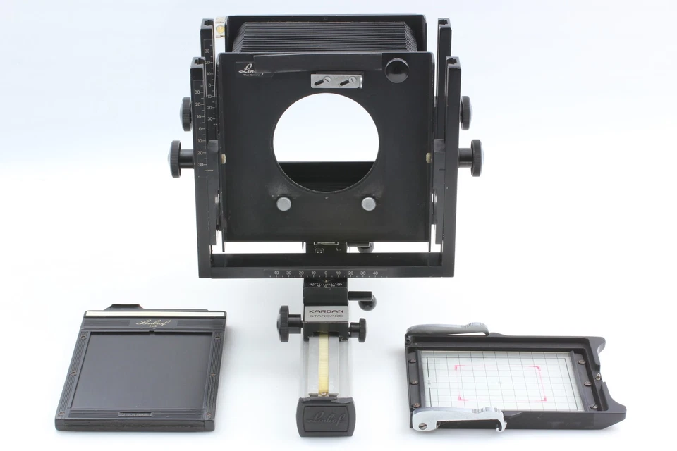 【N MINT】 Linhof Cardan 45 4x5 Large Format Monorail Film Camera Body From JAPAN - Image 3 of 4